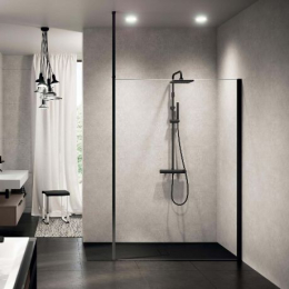 paroi-fixe-kuadra-h140-transp-silver-kuadh140-1-b-novellini|Parois de douche