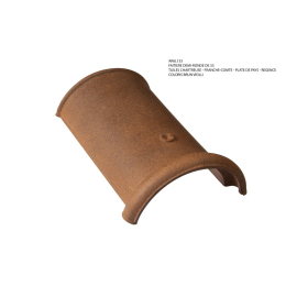 faitiere-1-2-ronde-de-33-monier-ar133-brun-masse|Fixation et accessoires tuiles