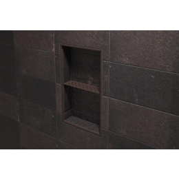 tablette-niche-floral-shelf-n-300x87-alu-struc-bronze|Accessoires salle de bain