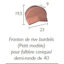 fronton-rive-bardelis-p-modele-fait-conique-ak173-silvacane|Fixation et accessoires tuiles