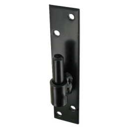 gond-s-platine-acier-40x5-d16-h180-noir-541020-bur|Accessoires fermetures portes, portails et volets