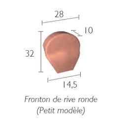 fronton-petit-rive-ronde-feriane-so174-colorado|Fixation et accessoires tuiles