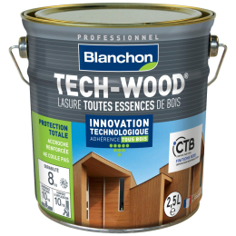 lasure-tech-wood-2-5l-chene-dore-blanchon|Traitement des bois