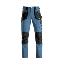 pantalon-slick-bleu-petrole-noir-taille-m-kapriol|Vêtements de travail