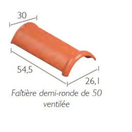 faitiere-1-2-ronde-de-50-monier-as134-anthracite|Fixation et accessoires tuiles