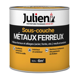 julien-j5-metaux-ferreux-0-5l-blanc-mat-5108089|Préparation des supports, traitement des bois