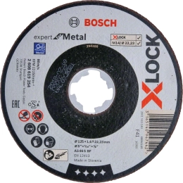 disque-d125x1-6mm-metal-x-lock-2608619254-bosch|Consommables outillages portatifs