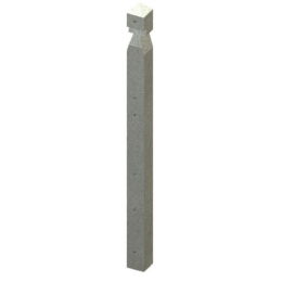 poteau-beton-cloture-10x10cm-2-00m-a-encoches-maubois|Clôtures et brande