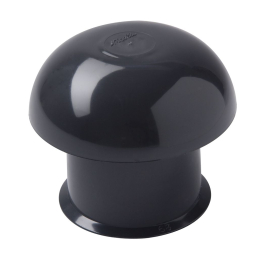 chapeau-ventilation-pvc-d63-ardoise-avec-moustiquaire-cc6m|Grilles trappes hublots