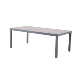 table-catalina-alu-etensible-allonge-coulissante-2-3x1m|Mobilier de jardin