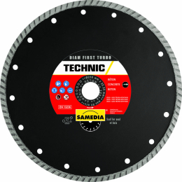 disque-diamant-beton-technic-first-turbo-d230-313737-samedia|Consommables outillages portatifs