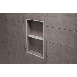 tablette-niche-floral-shelf-n-300x87-alu-struc-gris-beige|Accessoires salle de bain