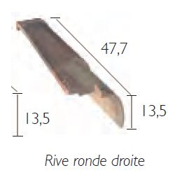 rive-ronde-occitane-droite-monier-ak036-silvacane-littoral|Fixation et accessoires tuiles
