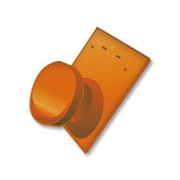douille-d150-chapeau-elysee-terreal-65el-rouge-flamme|Fixation et accessoires tuiles