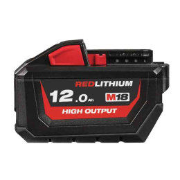 batterie-18v-12-0ah-high-output-red-lith-m18-m18hb12-milwauk|Batteries, piles et chargeurs
