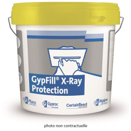 enduit-de-rebouchage-gypfill-x-ray-protection-20kg-seau|Accessoires et mise en oeuvre cloisons