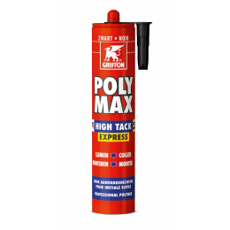polymax-hight-tack-express-noir-435-g-6311639-griffon|Colles et mastics d'étanchéité