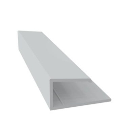 bordure-u-simple-long-3m-gris-ciment-cg-freefoam|Accessoires bardage
