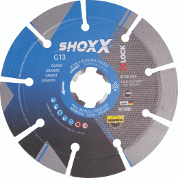 disque-diamant-granit-shoxx-g13-d125-300105-xlock-samedia|Consommables outillages portatifs