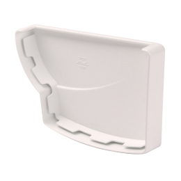 fond-gouttiere-pvc-gauche-ovation-lg38-a-coller-blanc-fg38b|Accessoires gouttières