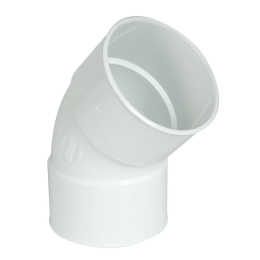 coude-pvc-d100-ff-45deg-pour-tube-descente-blanc-ct44gtb|Accessoires gouttières